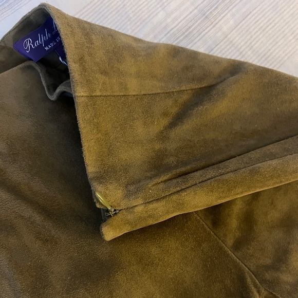 Ralph Lauren Purple Label Suede Skinny Pant. NWT. Size 2. - Picture 7 of 10